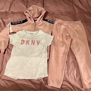 Girls 3-piece DKNY track suit